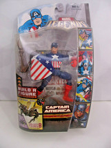 Captain America 6&quot; action figure 2007 Hasbro Marvel Legends Queen Brood wave NEW - £23.83 GBP