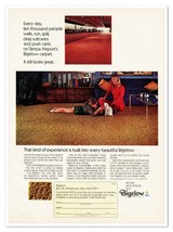 Bigelow Carpets Tampa Airport Retro Decor Vintage 1972 Full-Page Magazin... - $13.37 CAD