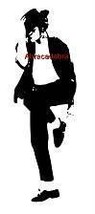Michael Jackson - I&#39;M BAD! mounted rubber stamp - $8.00