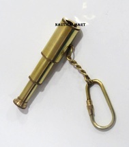 NauticalMart Solid Brass Telescope Keychain - £23.95 GBP