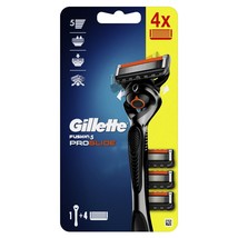 Gillette Fusion 5 ProGlide Razor Anti-Friction Blades Close Long-Lasting Shave - £61.70 GBP