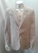 English Laundry Hand Tailored Pinstripe Cotton Retro Men&#39;s Blazer Size M - $19.79