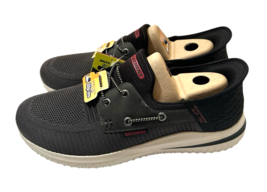 SKECHERS Delson 3.0-Roth Slip-Ins Mens 11 WIDE FIT Chocolate/Black 21060... - €57,34 EUR