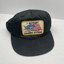 I Support Desert Storm Trucker Hat Black Snap Back - $12.16