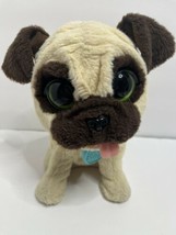 Fur Real Friends JJ My Jumping Pug Interactive Pet Plush Barking Puppy Dog 9” - £11.59 GBP