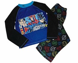 Justice League Super Heroes Boy&#39;s Fleece Pajama Set, Size 8 - $246.03 MXN
