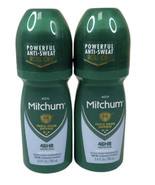 2 Pack - Mitchum Men Anti-Perspirant &amp; Deodorant Roll-On Unscented 48 HR... - £23.25 GBP