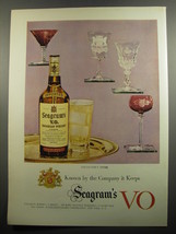 1951 Seagram&#39;s VO Whiskey Ad - Collector&#39;s Items Known by the Company it Keeps - £14.61 GBP