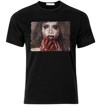 Zombie Girl Tee Cotton Men&#39;s T-Shirt - £14.02 GBP+