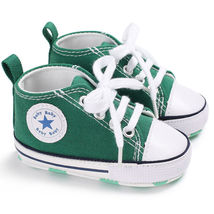 Green Newborn Baby Boy Girl Sneakers Toddler 0-6 months - £9.56 GBP