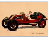 1907 Renault Jim O&#39;Rourke Service Station Redwood City CA Chrome Postcar... - £6.18 GBP