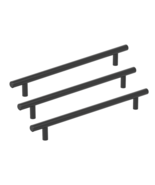 Amerock 8 13/16&quot; Cabinet Pull Drawer Handle Matte Black BP37245MB Pack of 3 - $26.09 CAD