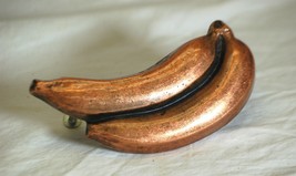 Ajax Cast Copper Cabinet Drawer Pull Bananas USA - $9.89
