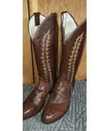 Womens cowboy boots Cowtown ostrich br l br U 6 B  item: s2166 - $229.08