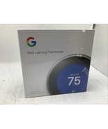 New Google Nest Thermostat Pro Edition T3008US - Stainless Steel - Sealed - $2,149.62 MXN
