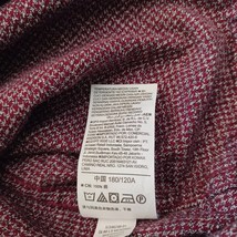 Old Navy Shirt Slim Fit Mens Burgundy Cotton Button Up Shirt Long Sleeve Size XL image 5