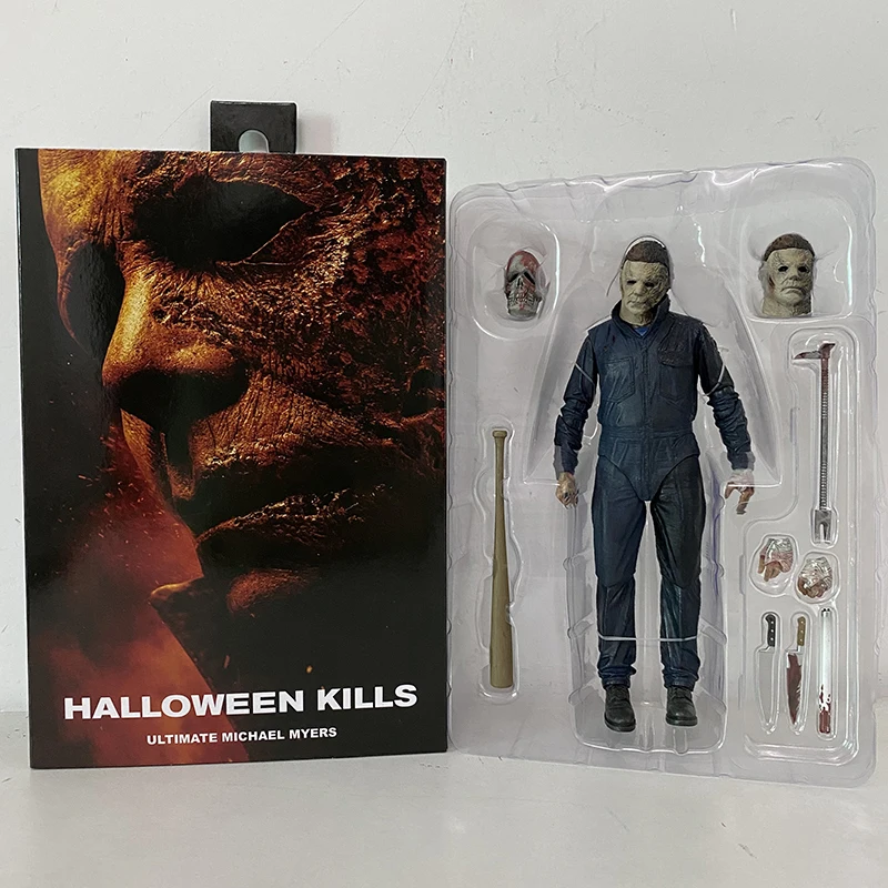NECA Michael Myers Action Figure Halloween Ultimate Toy With LED Doll Christmas - £29.62 GBP+