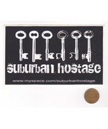 SUBURBAN HOSTAGE Sticker-Grafixx Studios Promo Decal-Punk Rock-Skeleton ... - $6.83 CAD