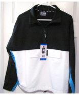 DKNY Sport Women&#39;s Black / Teal &amp; White Pullover Hoodie Jacket - Size Large - $373.45 MXN