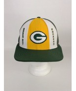 NFL Football Trucker Snapback Cap Hat Green Bay Packers Yellow Green Vin... - £32.68 GBP