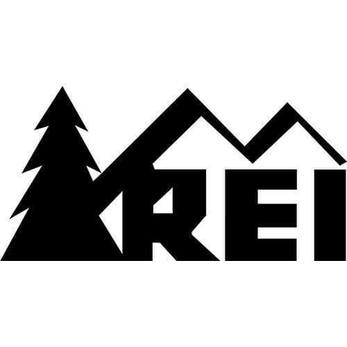 2x REI Logo Vinyl Decal Sticker Different colors & size for Car/Bikes/Window