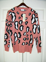 Jon &amp; Anna of New York Size Medium Leopard Print Ladies Sweater (NEW) - £21.07 GBP
