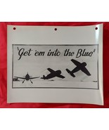 World War 2 Eastern GM Aircraft  Linden,NJ Photo~ &#39;Get &#39;em into The Blue... - $46.75