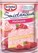 Dr. Oetker RASPBERRY Cake whipped cream pastry filling 1 bag/86g FREE SH... - $9.85