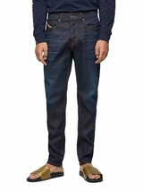 DIESEL Mens Tapered Jeans D - Fining Solid Dark Blue Size 27W 32L A01695-09A45 - £50.39 GBP
