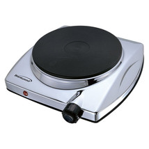 Brentwood Electric 1000W Single Hotplate in Chrome - £42.20 GBP