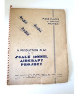WW2 Home Front Rare Model Aircraft Project Albany NY SUNY Military Ephem... - $250.00