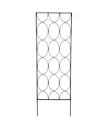 72 In. H Black Metal Geometric Trellis - $1,046.83 MXN
