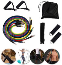 TETO Workout Exercise Resistance Bands Pull Rope Fitness Home Gym Equipm... - £20.65 GBP