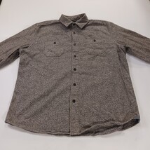 Crayers RN#139535 Men's L Brown Cotton Long Sleeve Heavyweight Button Up Shirt  image 11