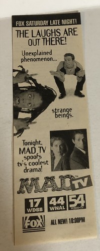 Mad Tv Tv Guide Vintage Print Ad  Tpa8 - £4.44 GBP