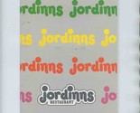 Jordinns Restaurant Menu El Paso Texas - £22.15 GBP