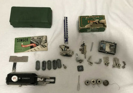 1948 Vintage SINGER Buttonholer 160506 Attachment Templates Featherweigh... - $1,704.55 MXN