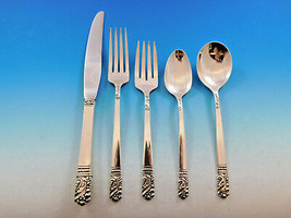 Mansion House by Heirloom Oneida Sterling Silver Flatware Set 8 Service 41 pcs - £1,516.60 GBP