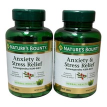 *2 PACK* Nature's Bounty Anxiety & Stress Relief Supplement, 140 Tablets Each - $12.86