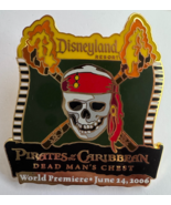Disneyland CAST EXCL 2006 Pirates Caribbean Dead Mans Chest Premiere LE ... - $49.66 CAD