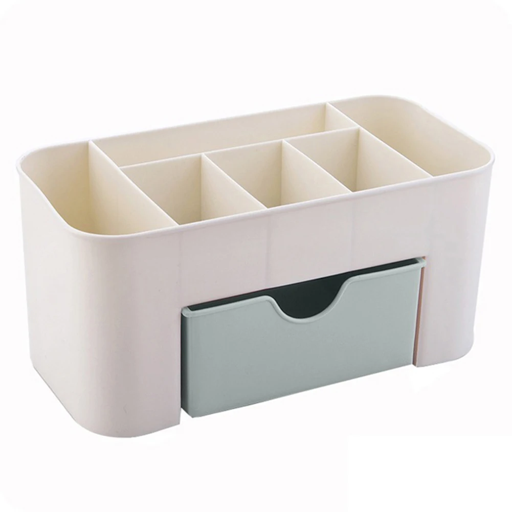 Vanity Drawer Beauty Organizer 6 Compartments with 1 Drawer Cosmetic Storage Box - $33.38