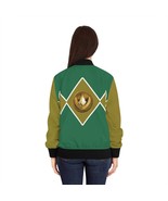 Angel Grove High School Green Ranger Women&#39;s Bomber Jacket (AOP) - $62.41 CAD+