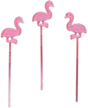 72 Plastic Pink Flamingo Food Picks (6 Dozen) Luau - £10.29 GBP