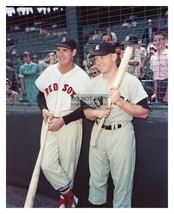 Mickey Mantle And Ted Williams New York Yankees Red Sox 8X10 Photo - £6.72 GBP