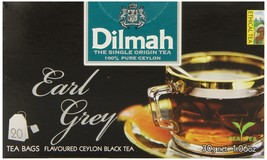 Dilmah Fun Teas String and Tag, Earl Grey Flavored Black, 20 Count (Pack of 12) - £59.04 GBP