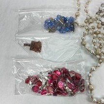 Vintage Jewelry LOT of Necklace and Rosary - £14.05 GBP