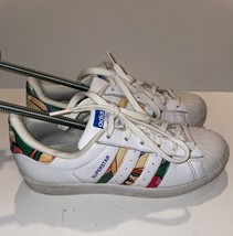 Womens ADIDAS SUPERSTAR W White Leather Trainers S75988 Size 6.5 - $49.00