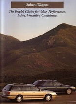 1993 Subaru Wagons Brochure Catalog Us 93 Legacy Loyale - $8.00