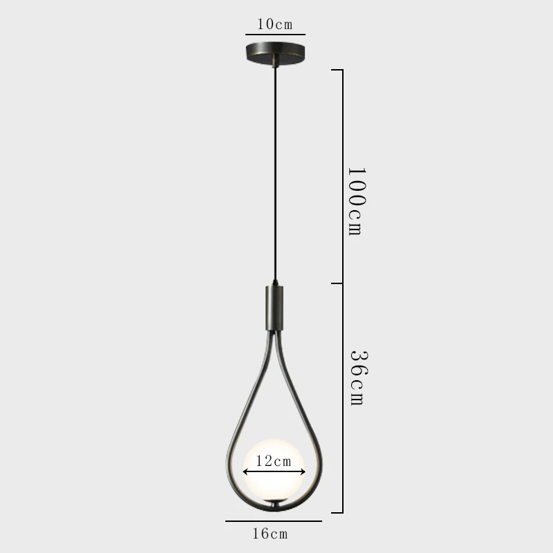 Delier modern simple creative bedroom restaurant bar decorative lamps and lanterns thumb155 crop
