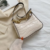 Fashion PU Leather Retro Alligator Pattern Shoulder Underarm Bags For Women Soli - £28.73 GBP